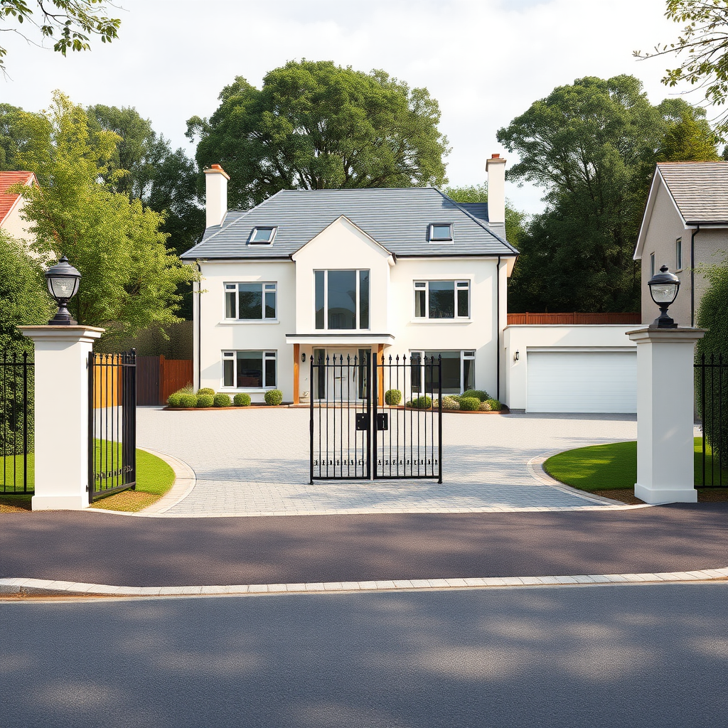 Stunning contemporary home on private driveway - £2.2m